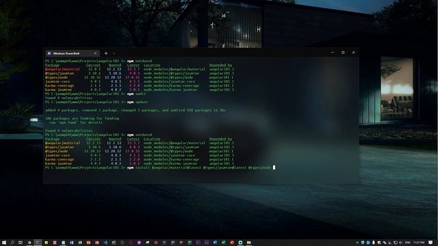 Update Angular packages with npm смотреть онлайн