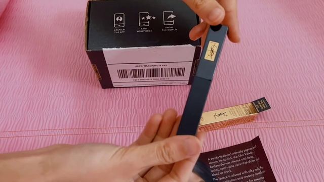 Unboxing The YSL Slim Velvet Extension Lipstick VoxBox From Influenster!