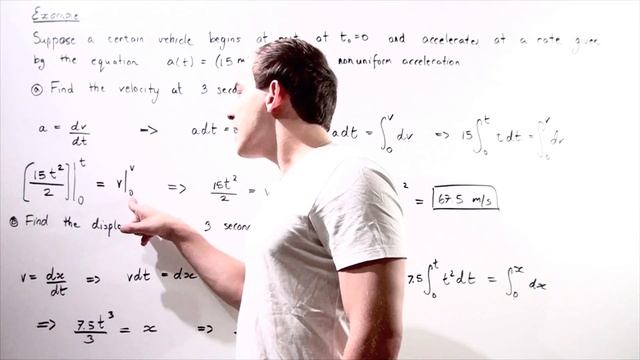 Non-Constant Acceleration Example using Calculus смотреть онлайн