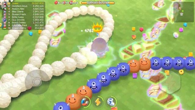 Play game Snake.io Top 1 and Got 99,999,999 $ /Best video of Sweet Crossing Snake by KidGames #2 смотреть онлайн