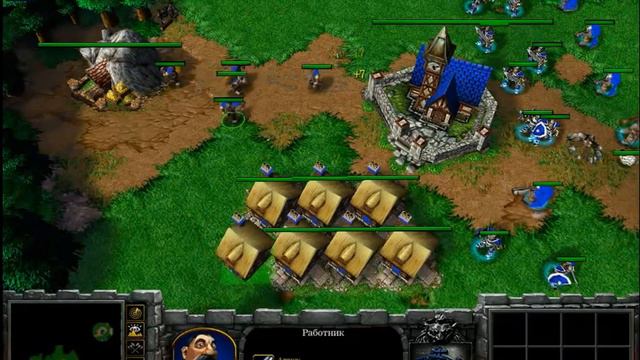 Warcraft 3: Reign of Chaos на высоком. (Альянс) "Заварушка у Чёрного Камня". Секретные места [#2] смотреть онлайн