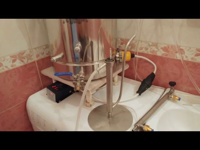 Потстилл. Охлаждаем спирт сырец. Доохлодитель.