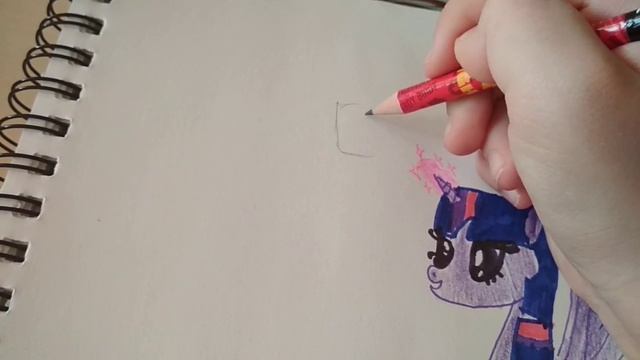 Как нарисовать пони Искорку. Часть 2 смотреть онлайн