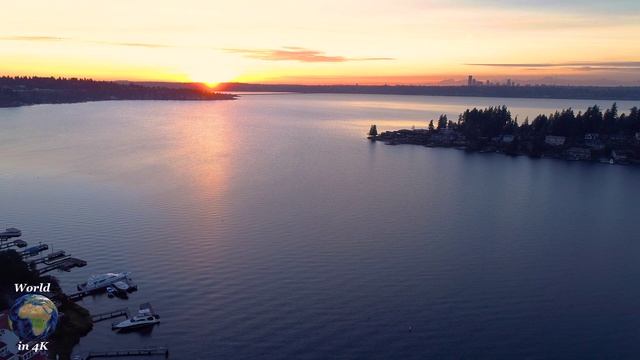 Beauty of Bellevue, Washington in 4K| World in 4K смотреть онлайн