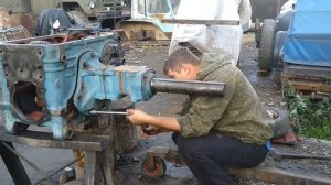 МТЗ-80. #6 - Сборка заднего моста трактора.