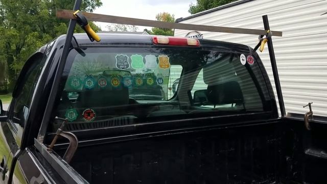 DIY Fold down ladder racks that work with tonneau cover смотреть онлайн