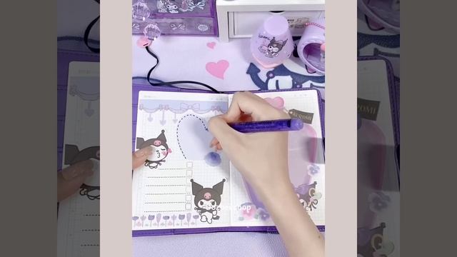 Asmr relaxing kuromi stationary #dozbeishop смотреть онлайн