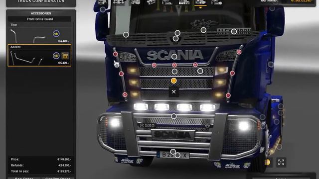 Euro Truck Simulator 2 - Mighty Griffin Tuning Pack смотреть онлайн