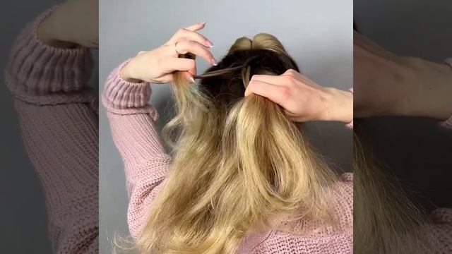 ОЧЕНЬ КРАСИВАЯ ПРИЧЕСКА, ПОДОЙДЁТ ЛЮБОЙ ДЕВУШКЕ! The perfect half-up for every girl! смотреть онлайн