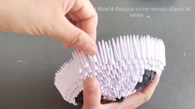 How To Make 3D Origami Panda Tutorial Part2 (Head) #papercraft #diy#origami#3dorigami#how#tutorials