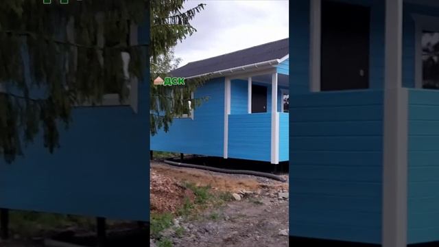 Дачный, каркасный домик 7 на 5 метров. смотреть онлайн