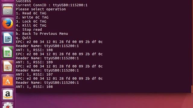 Linux C demo for UHF RFID Reader operation смотреть онлайн