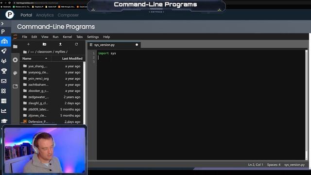 Intro to Python - Command Line Programs - VDB Computational Biology смотреть онлайн