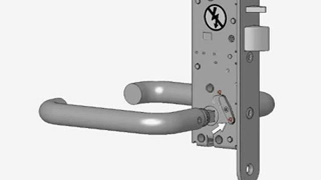 Настройка  и устройство врезного электромеханического замка ABLOY EL482 для алюминиевых дверей
