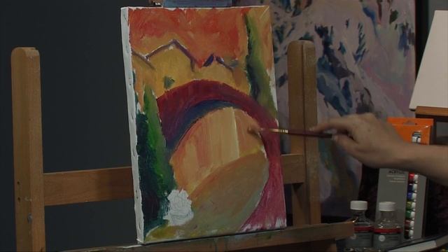 Daler-Rowney - Simply Acrylics - How to paint a bridge смотреть онлайн