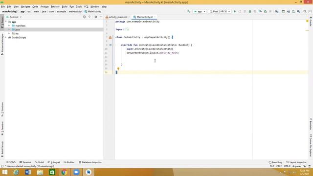 Lecture 3: "Android with Kotlin Tutorial: First Android App using Kotlin in Android Studio" смотреть онлайн
