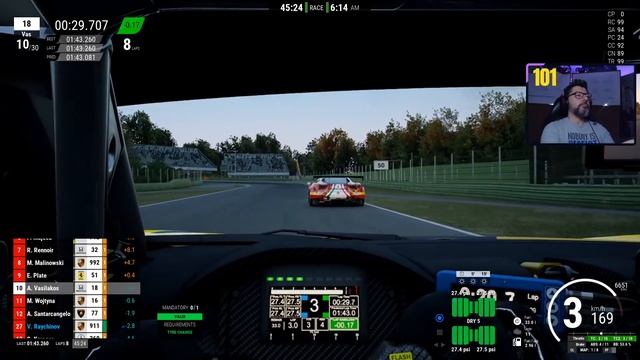 Late night community race at Imola. Less stress, more racing! смотреть онлайн