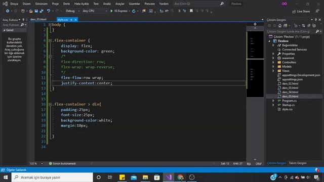 Flexbox Dersleri -5- Justify Content смотреть онлайн