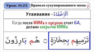 Правило сукунированного мима - аль игфа'у.