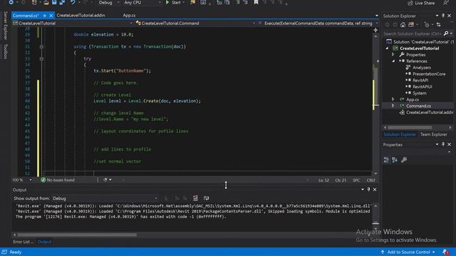 Revit API - Create Levels - Part 1 - Create Level and Add Floor to Level смотреть онлайн