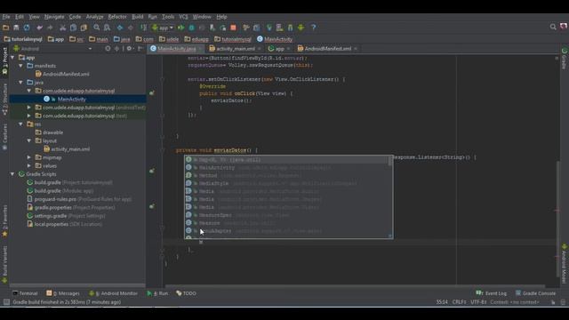 Conectar Aplicacion android a base de datos online usando PHP y MySql-Parte 2 смотреть онлайн