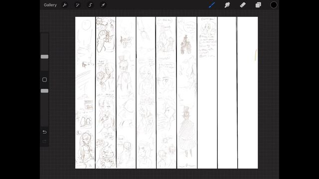 WEBTOON using PROCREATE in under 3 min, (yes really.) смотреть онлайн