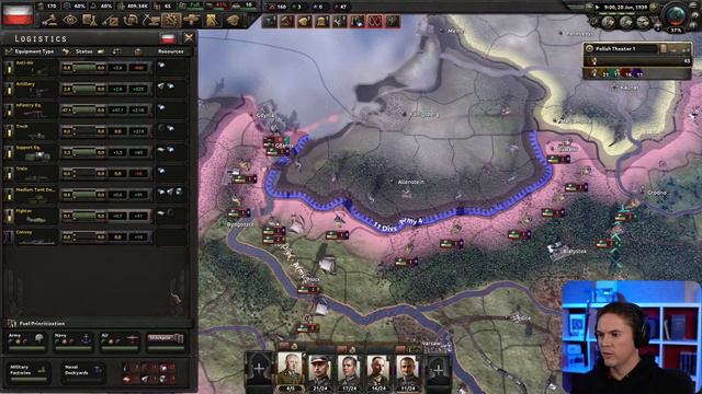 Hearts of Iron IV: Poland Historical Playthrough - part 4 смотреть онлайн