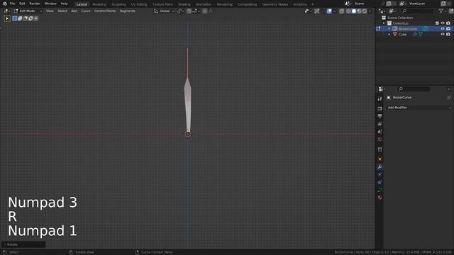 Curves & Curve Modifier in Blender - Beginner Tutorial смотреть онлайн