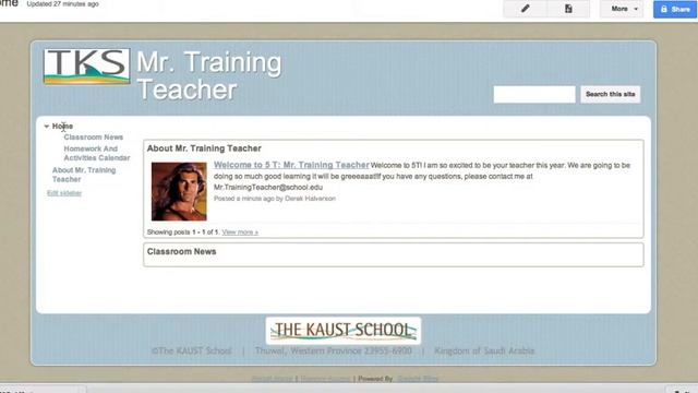 08. Creating A News Post On A Class Website смотреть онлайн