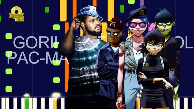 Gorillaz ft. Schoolboy Q - PAC-MAN (PRO MIDI FILE REMAKE) - "in the style of" смотреть онлайн