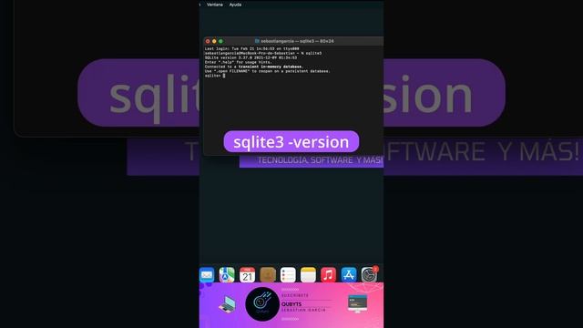 Instalar SQLite en Mac OS смотреть онлайн