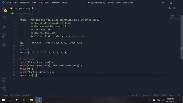 List Operations in Python (Easy & For Beginners) смотреть онлайн