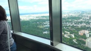 Подъём и спуск на скоростном лифте Останкинской телебашни