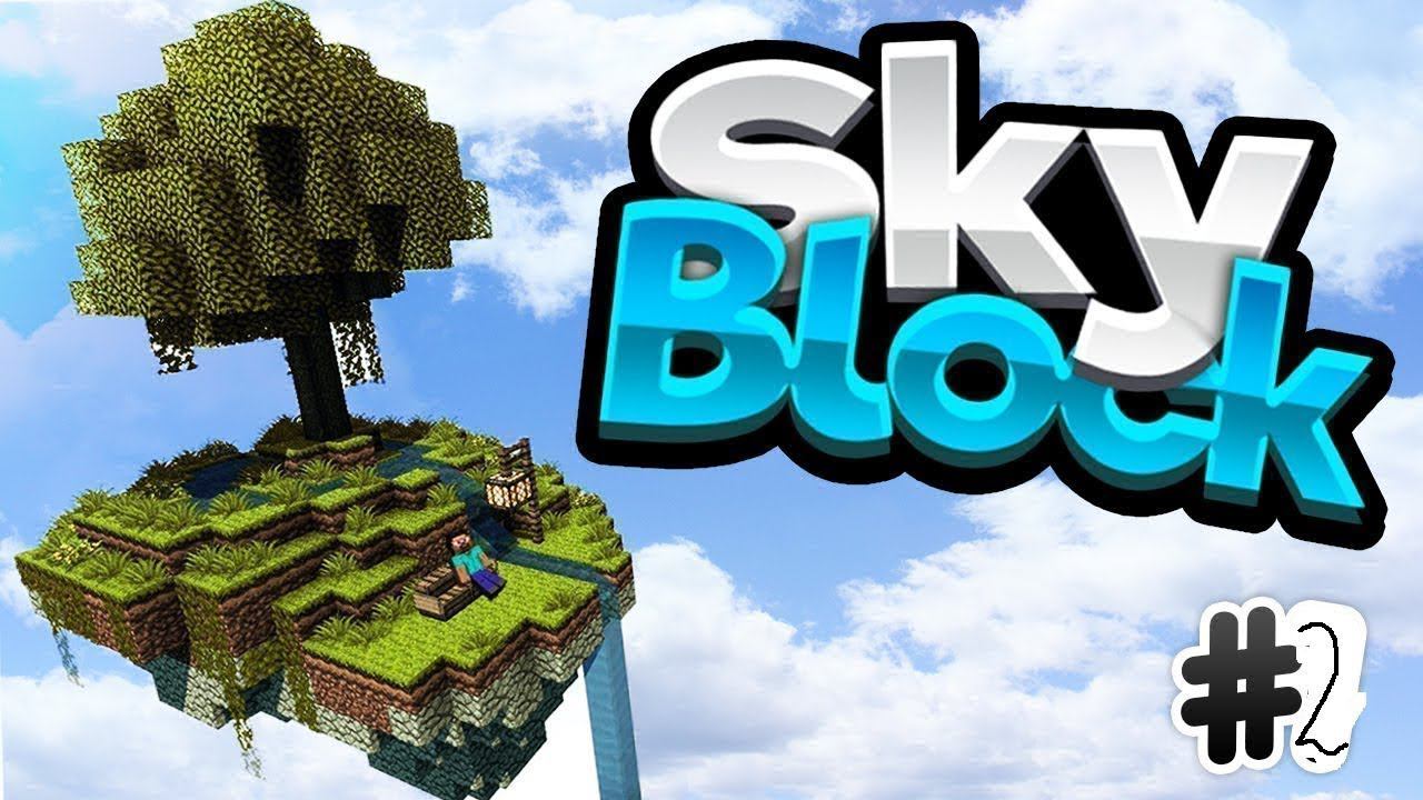 Новый Sky Block с другом 2 серия (стройка дома и потеря хозяйства) смотреть онлайн