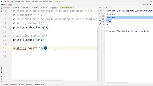 STRINGS | VARIOUS FUNCTION IN STRING | VIDEO 5| PYTHON CRASH COURSE VIDEO 04 | PYTHON PROGRAMMING смотреть онлайн