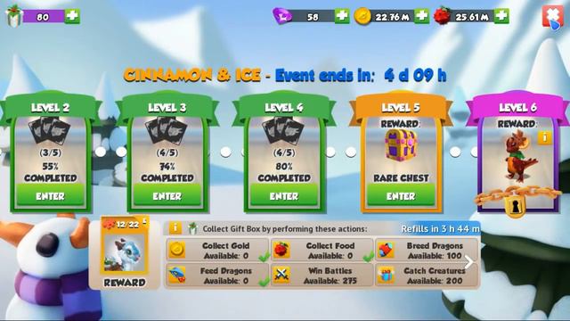 Upgrading Autumn Dragon to Level 78 [ Stars 5 ] , Dragon Mania Legends | part 1378 HD смотреть онлайн