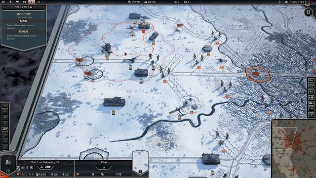 Panzer Corps 2 | Wehrmacht Campaign | Mission 10 | Moscow (1/4) смотреть онлайн