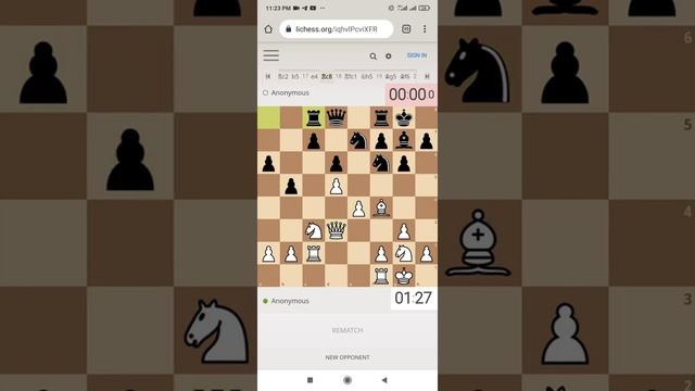 Awesome bullet game. I am with white pieces. смотреть онлайн