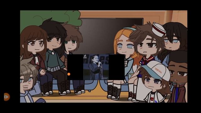 stranger Things react to Fem! y/n as Ariana grande/my AU смотреть онлайн