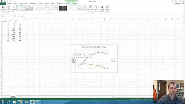 Total and Marginal Product Curves (Excel) смотреть онлайн