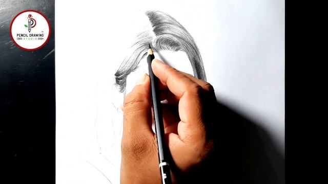How to draw Realistic Hair sketch || Drawing Tutorial Beginners смотреть онлайн