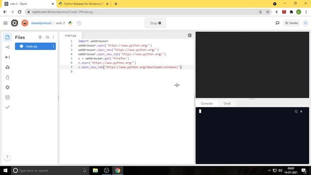Open Any Website using Python | in Tamil #codewithdani смотреть онлайн