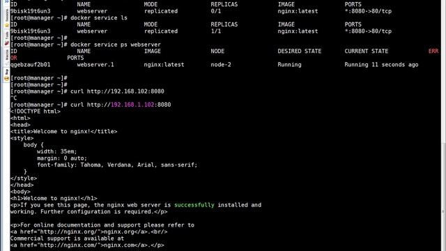 Docker Swarm | Create and Manage SWARM Services смотреть онлайн