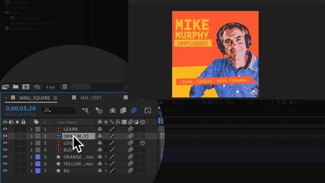 Adobe After Effects: How To Move Layers Up & Down in Timeline смотреть онлайн
