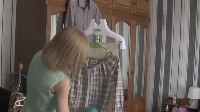ОТПАРИВАЮ РУБАШКУ И НЕ ТОЛЬКО ОТПАРИВАТЕЛЕМ Tefal по просьбе подписчицы смотреть онлайн