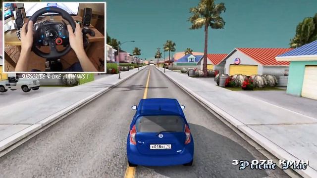 2013 Nissan Note GTA San Andreas ? LOGITECH G29 BEST GRAPHIC смотреть онлайн