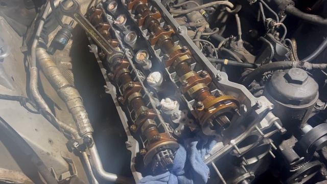 Установка распредвалов M54 B30 BMW X5e53