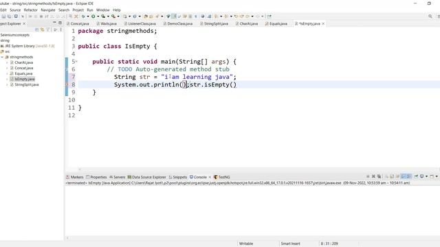 isempty method in java | isempty() method java | java Methods | isempty in java | string class смотреть онлайн