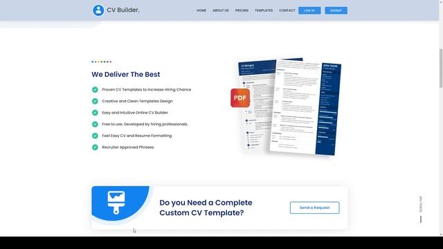 Geeko - CV Builder and Resume Maker Bootstrap Template CV SAAS 5 смотреть онлайн