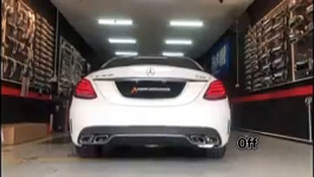 Mercedes W205 AMG  |  A Performance Fullset Catback Valvetronic Sound